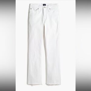 J. Crew Women's Straight Leg White Jeans